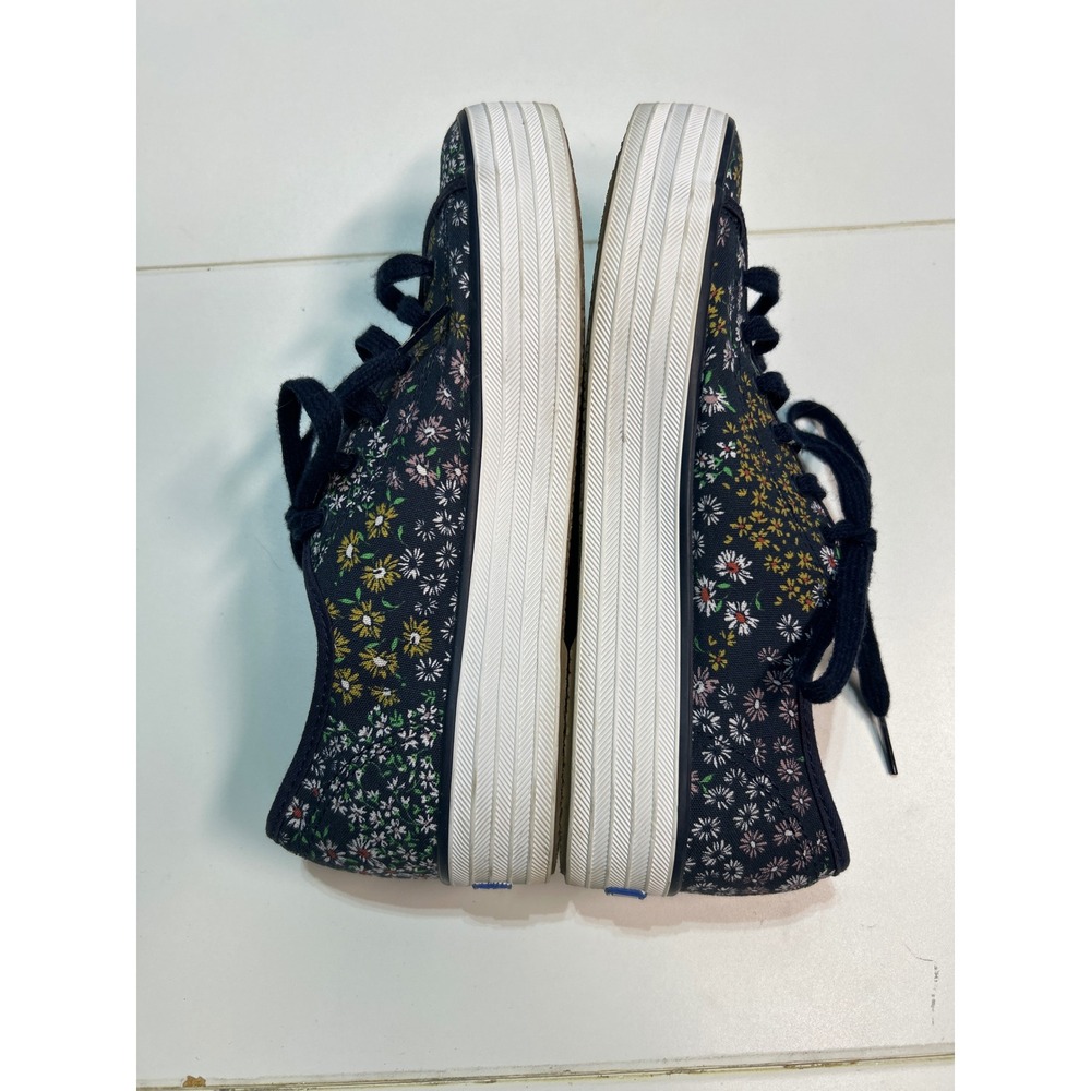 Keds Floral Print Lace Up Canvas Sneakers Size 6.5M Casual Shoes - Picture 7 of 8